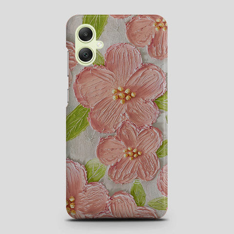 Samsung Galaxy A05s Cover - Floral Series - Design 9 - Pink & Green - Matte Finish - Snap On Hard Case with LifeTime Colors Guarantee