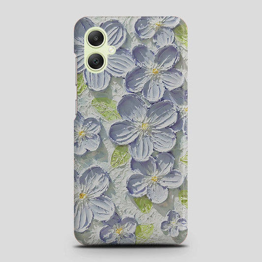 Samsung Galaxy A05s Cover - Floral Series - Design 12 - Grey & Green - Matte Finish - Snap On Hard Case with LifeTime Colors Guarantee