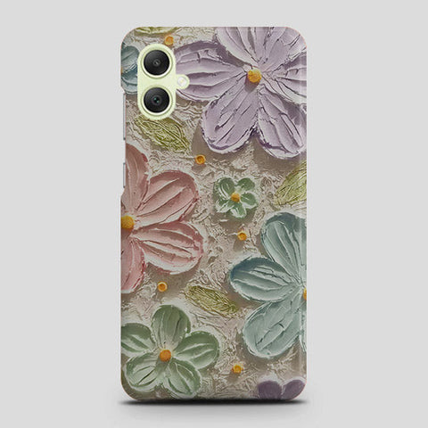 Samsung Galaxy A05s Cover - Floral Series - Design 15 - Blue & Green - Matte Finish - Snap On Hard Case with LifeTime Colors Guarantee