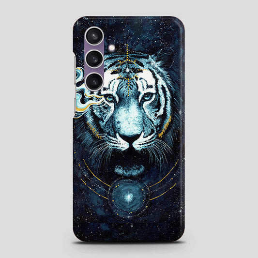 Samsung Galaxy A15 5G Cover - Vintage Galaxy Tiger Printed Hard Case with Life Time Colors Guarantee