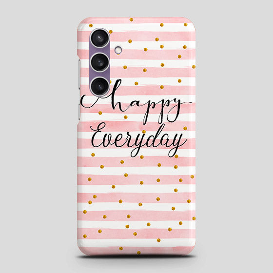 Samsung Galaxy A15 5G Cover - Trendy Happy Everyday Printed Hard Case with Life Time Colors Guarantee