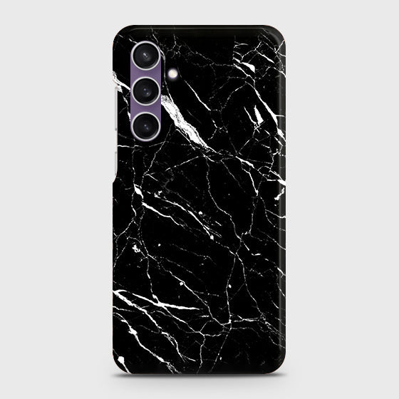 Samsung Galaxy S23 FE Cover - Trendy Black Marble Printed Hard Case with Life Time Colors Guarantee