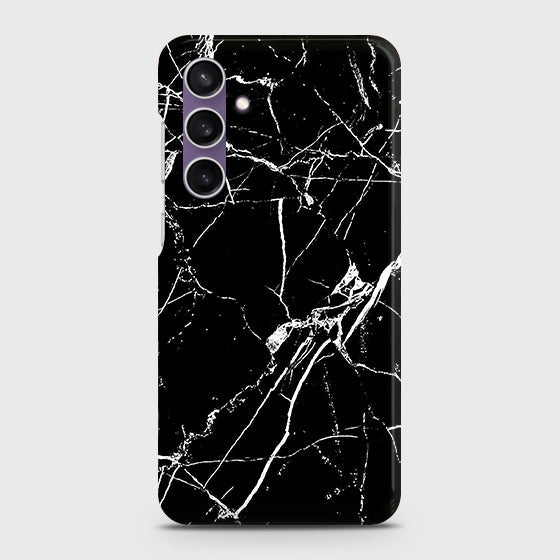 Samsung Galaxy S23 FE Cover - Black Modern Classic Marble Printed Hard Case with Life Time Colors Guarantee