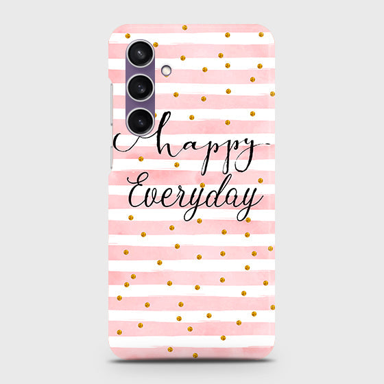 Samsung Galaxy S23 FE Cover - Trendy Happy Everyday Printed Hard Case with Life Time Colors Guarantee