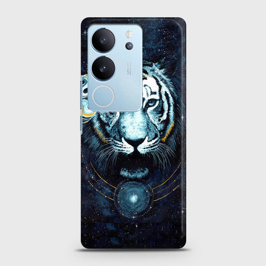 Vivo S17 Pro Cover - Vintage Galaxy Tiger Printed Hard Case with Life Time Colors Guarantee