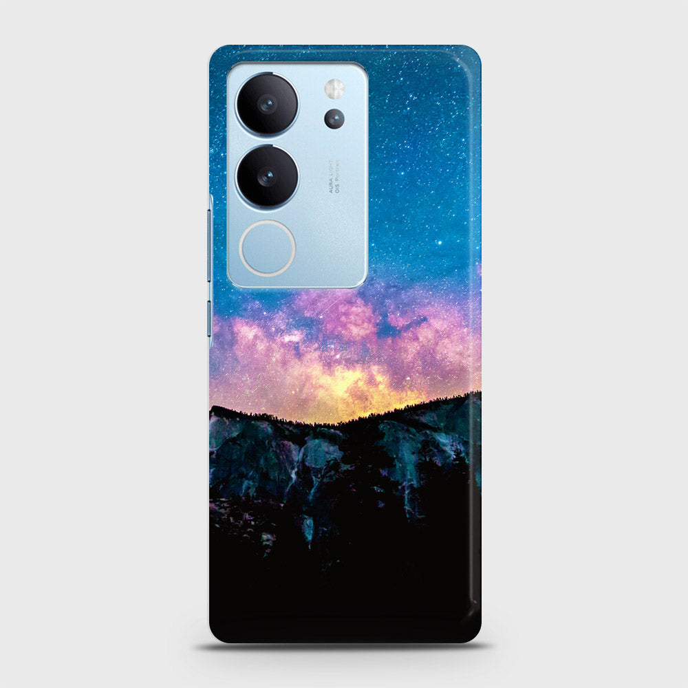 Vivo S17 Cover - Embrace Dark Galaxy  Trendy Printed Hard Case with Life Time Colors Guarantee