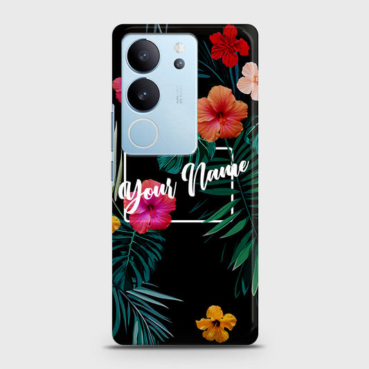 Vivo S17 Pro  Cover - Floral Series - Matte Finish - Snap On Hard Case with LifeTime Colors Guarantee