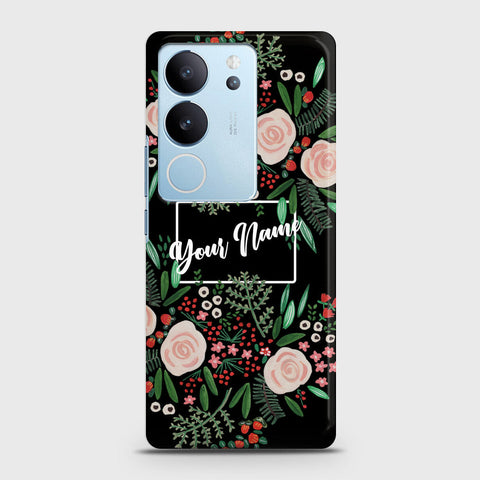 Vivo S17  Cover - Floral Series - Matte Finish - Snap On Hard Case with LifeTime Colors Guarantee