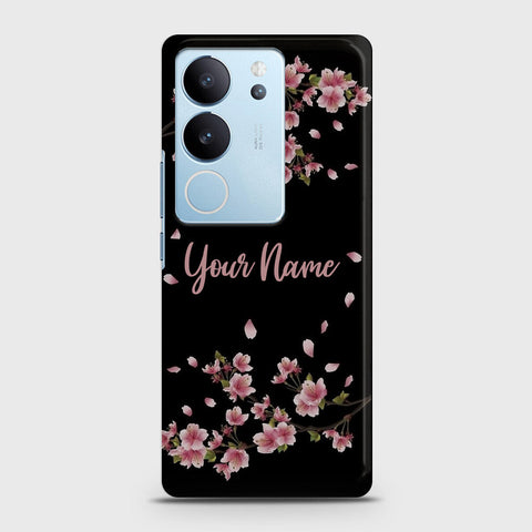 Vivo S17 Pro  Cover - Floral Series - Matte Finish - Snap On Hard Case with LifeTime Colors Guarantee