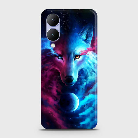 Vivo Y17s Cover - Infinity Wolf Trendy Printed Hard Case with Life Time Colors Guarantee