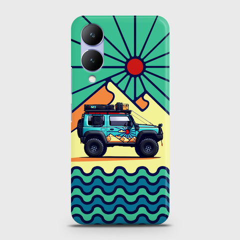 Vivo Y17s  Cover - Adventure Series - Matte Finish - Snap On Hard Case with LifeTime Colors Guarantee