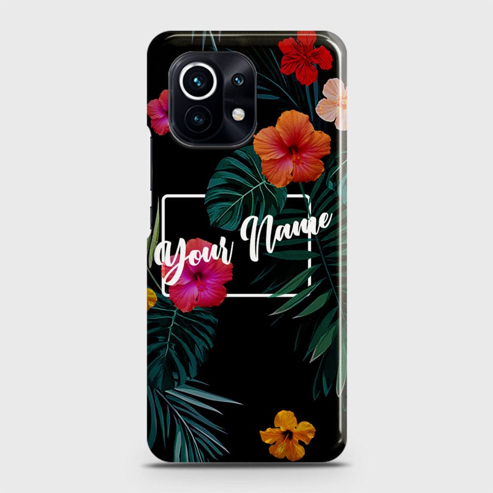 Xiaomi 11 Lite 5G NE Cover - Floral Series - Matte Finish - Snap On Hard Case with LifeTime Colors Guarantee