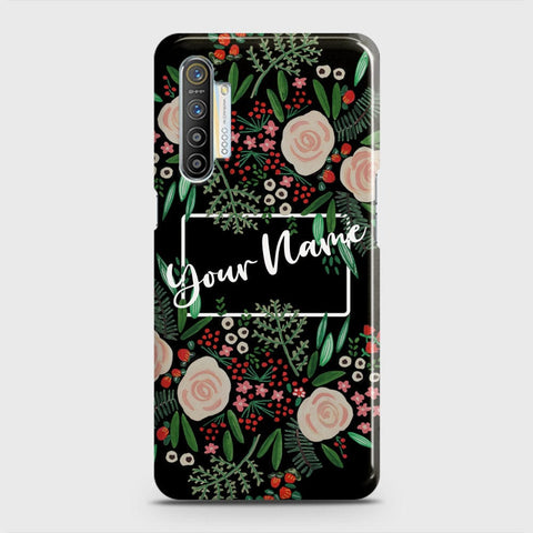 Realme X2 Cover - Floral Series - Matte Finish - Snap On Hard Case with LifeTime Colors Guarantee