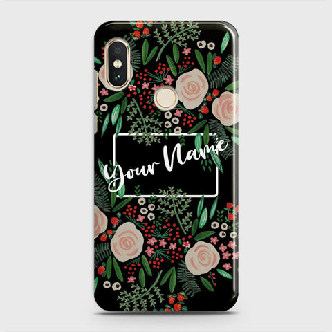 Xiaomi Redmi Note 5 AI Dual Camera Cover - Floral Series - Matte Finish - Snap On Hard Case with LifeTime Colors Guarantee