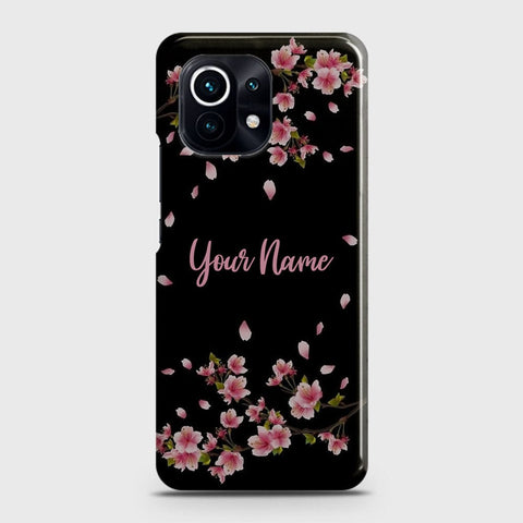 Xiaomi 11 Lite 5G NE Cover - Floral Series - Matte Finish - Snap On Hard Case with LifeTime Colors Guarantee