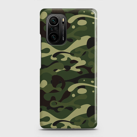 Xiaomi Redmi K40 Pro Cover - Camo Series - Forest Green Design - Matte Finish - Snap On Hard Case with LifeTime Colors Guarantee (Fast Delivery)