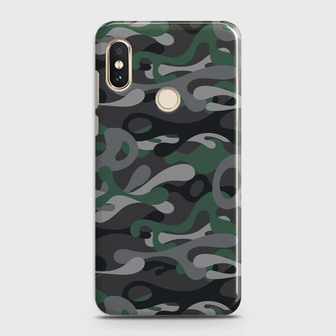 Xiaomi Redmi Note 5 AI Dual Camera Cover - Camo Series - Green & Grey Design - Matte Finish - Snap On Hard Case with LifeTime Colors Guarantee