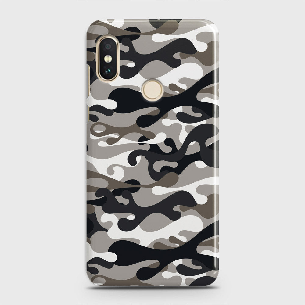 Xiaomi Redmi Note 5 AI Dual Camera Cover - Camo Series - Black & Olive Design - Matte Finish - Snap On Hard Case with LifeTime Colors Guarantee