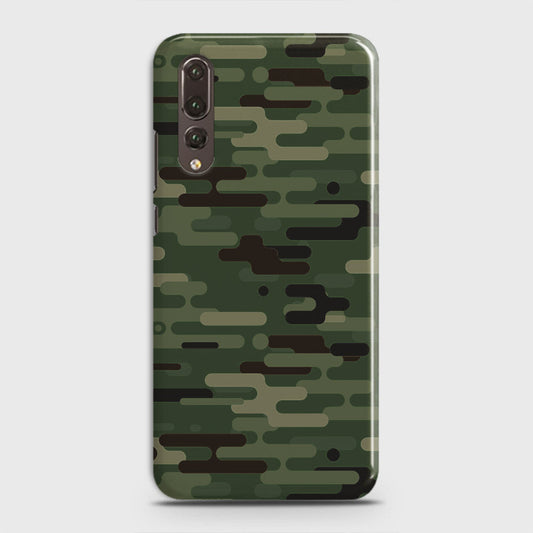 Huawei P20 Pro Cover - Camo Series 2 - Light Green Design - Matte Finish - Snap On Hard Case with LifeTime Colors Guarantee (Fast Delivery)