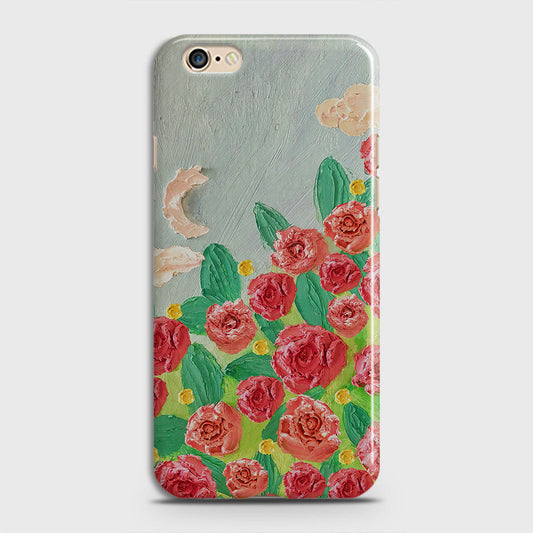 Oppo A57 Cover - Floral Series - Design 10 - Red & Green - Matte Finish - Snap On Hard Case with LifeTime Colors Guarantee