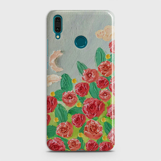 Huawei Mate 9 Cover - Floral Series - Design 10 - Red & Green - Matte Finish - Snap On Hard Case with LifeTime Colors Guarantee