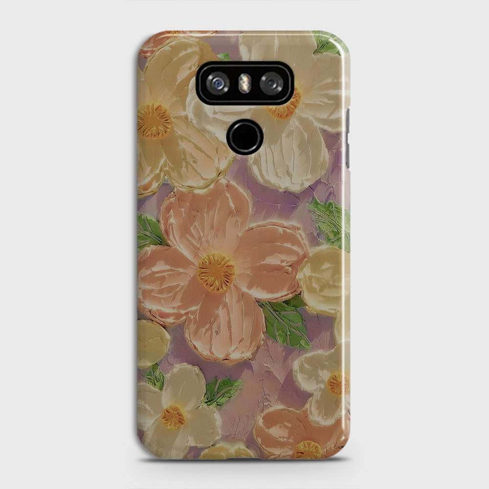 LG G6 Cover - Floral Series  - Design 11 - White & Green - Matte Finish - Snap On Hard Case with LifeTime Colors Guarantee