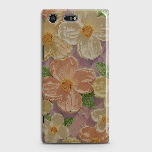 Sony Xperia XZ Premium Cover - Floral Series - Design 11 - White & Green - Matte Finish - Snap On Hard Case with LifeTime Colors Guarantee