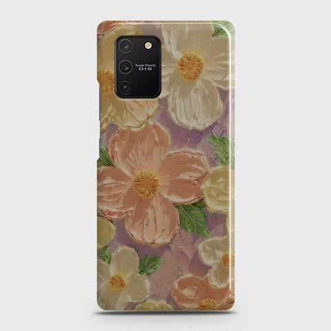 Samsung Galaxy S10 Lite Cover - Floral Series - Design 11 - White & Green - Matte Finish - Snap On Hard Case with LifeTime Colors Guarantee