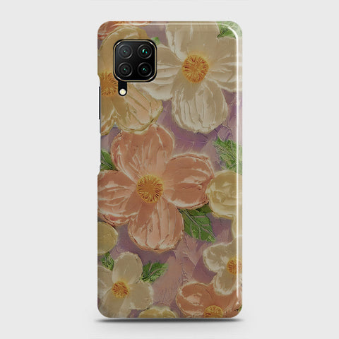 Huawei P40 lite Cover - Floral Series - Design 11 - White & Green - Matte Finish - Snap On Hard Case with LifeTime Colors Guarantee