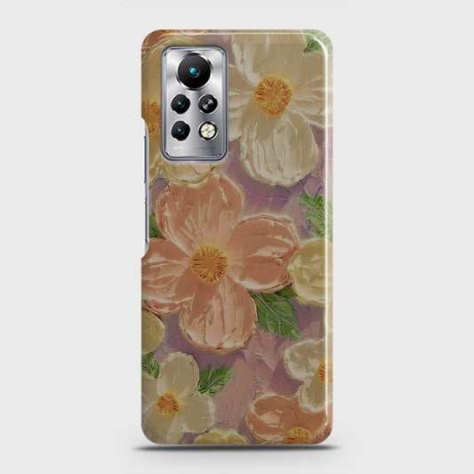 Infinix Note 11 Pro Cover - Floral Series - Design 11 - White & Green - Matte Finish - Snap On Hard Case with LifeTime Colors Guarantee