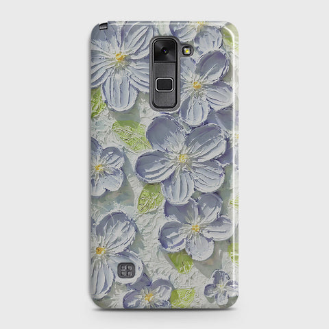 LG Stylus 2 / Stylus 2 Plus / Stylo 2 / Stylo 2 Plus Cover - Floral Series  - Design 12 - Purple & Green - Matte Finish - Snap On Hard Case with LifeTime Colors Guarantee