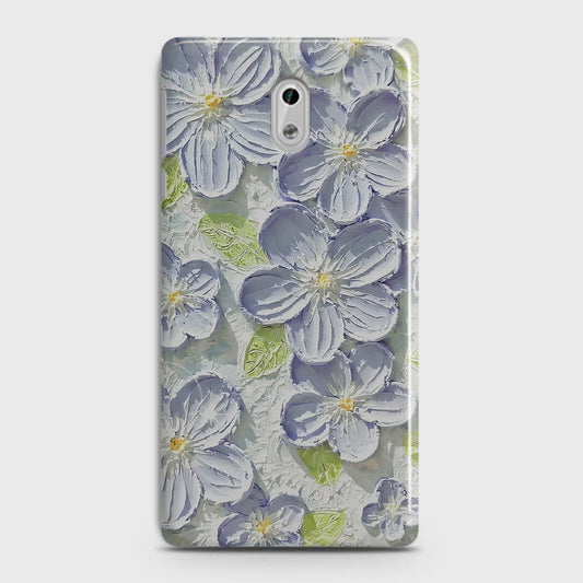 Nokia 6 Cover - Floral Series - Design 12 - Purple & Green - Matte Finish - Snap On Hard Case with LifeTime Colors Guarantee