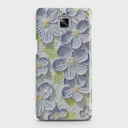 OnePlus 3  Cover - Floral Series - Design 12 - Purple & Green - Matte Finish - Snap On Hard Case with LifeTime Colors Guarantee