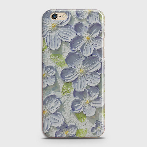 iPhone 6S Cover - Floral Series - Design 12 - Purple & Green - Matte Finish - Snap On Hard Case with LifeTime Colors Guarantee