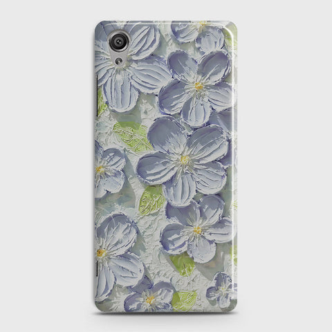 Sony Xperia XA1 Plus Cover - Floral Series - Design 12 - Purple & Green - Matte Finish - Snap On Hard Case with LifeTime Colors Guarantee