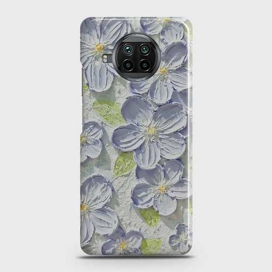 Xiaomi Mi 10T Lite Cover - Floral Series - Design 12 - Purple & Green - Matte Finish - Snap On Hard Case with LifeTime Colors Guarantee