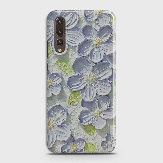 Huawei P20 Pro Cover - Floral Series - Design 12 - Purple & Green - Matte Finish - Snap On Hard Case with LifeTime Colors Guarantee