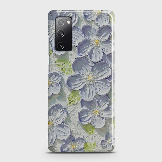 Samsung Galaxy S20 FE Cover - Floral Series - Design 12 - Purple & Green - Matte Finish - Snap On Hard Case with LifeTime Colors Guarantee