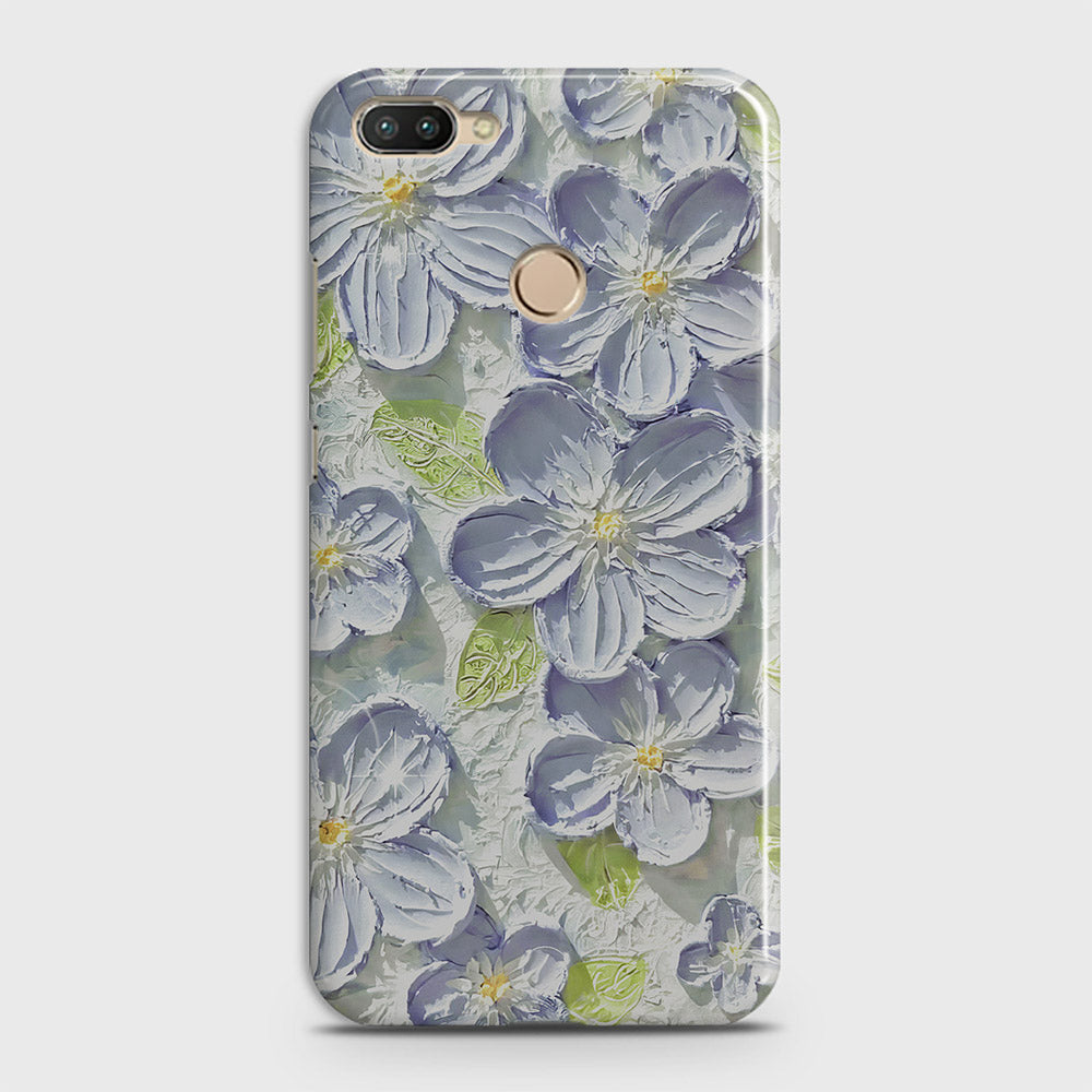 Infinix Hot 6 Pro  Cover - Floral Series - Design 12 - Purple & Green - Matte Finish - Snap On Hard Case with LifeTime Colors Guarantee