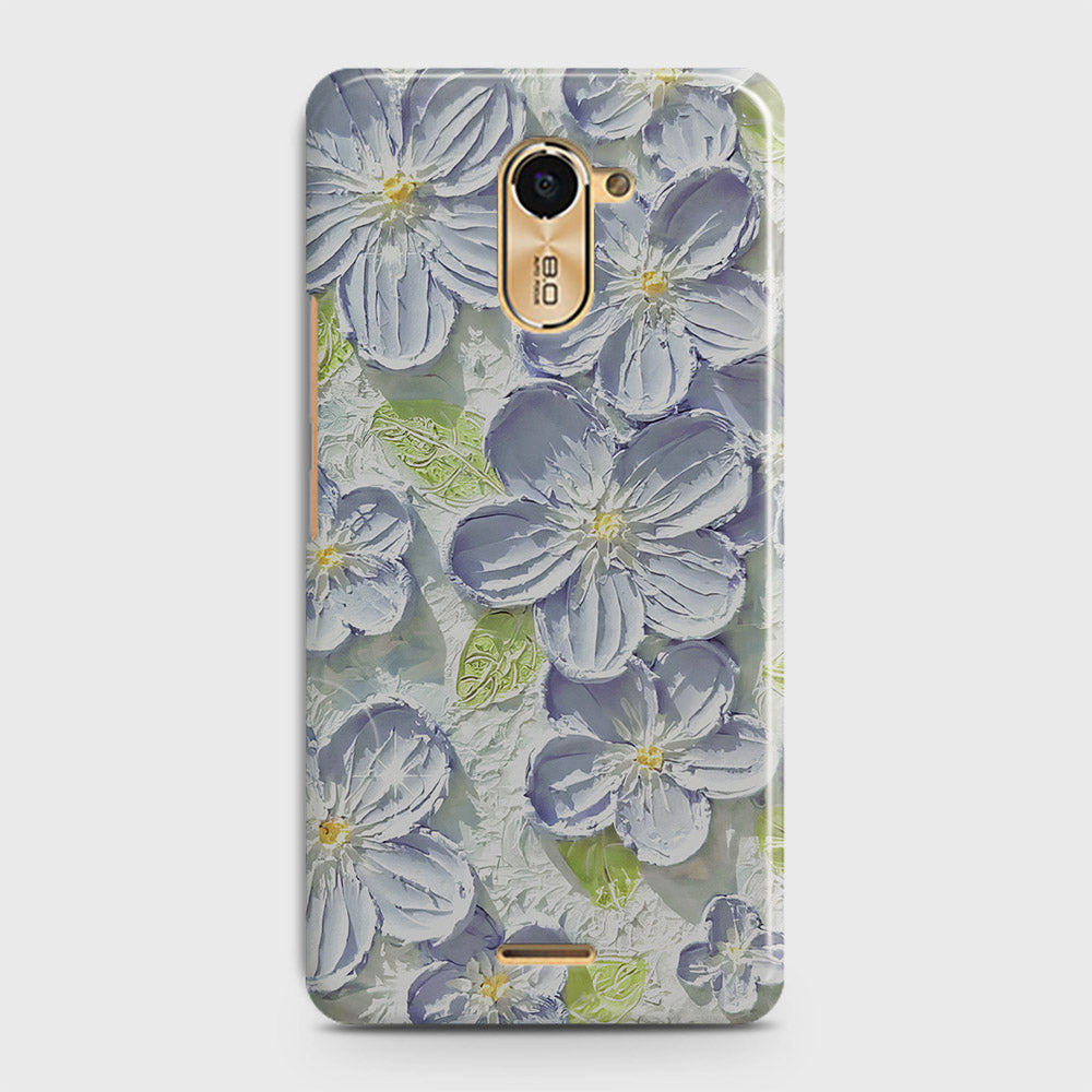 Infinix Hot 4 / Hot 4 Pro  Cover - Floral Series - Design 12 - Purple & Green - Matte Finish - Snap On Hard Case with LifeTime Colors Guarantee