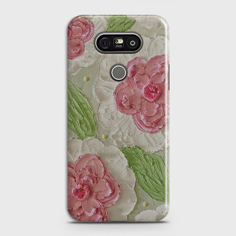 LG G5 Cover - Floral Series  - Design 13 - Green - Matte Finish - Snap On Hard Case with LifeTime Colors Guarantee