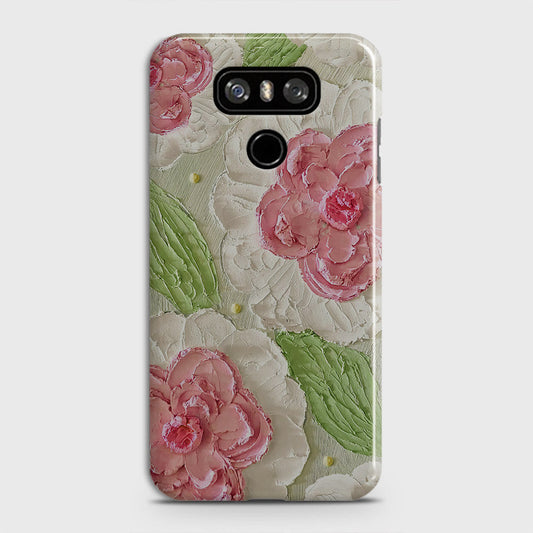 LG G6 Cover - Floral Series  - Design 13 - Green - Matte Finish - Snap On Hard Case with LifeTime Colors Guarantee