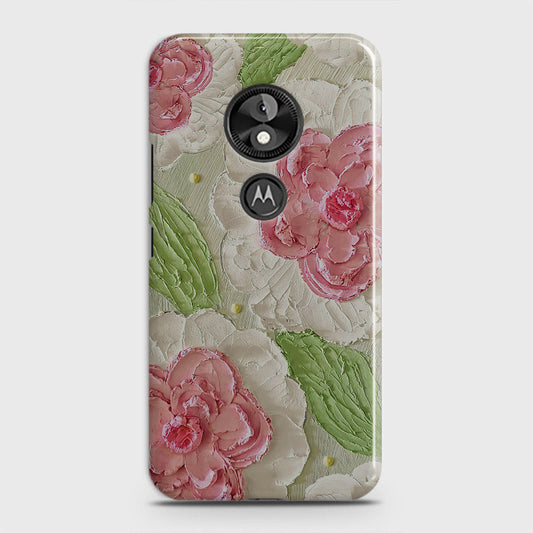 Motorola Moto E5 / G6 Play Cover - Floral Series - Design 13 - Green - Matte Finish - Snap On Hard Case with LifeTime Colors Guarantee