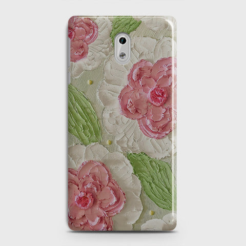 Nokia 3 Cover - Floral Series - Design 13 - Green - Matte Finish - Snap On Hard Case with LifeTime Colors Guarantee