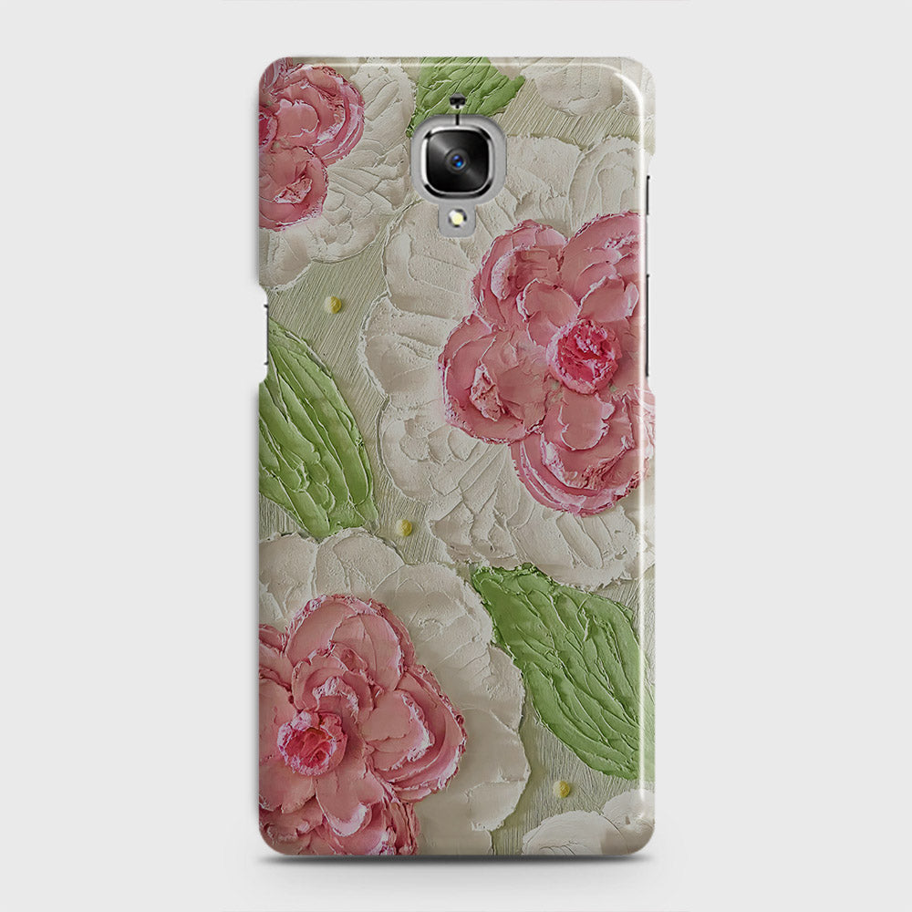 OnePlus 3  Cover - Floral Series - Design 13 - Green - Matte Finish - Snap On Hard Case with LifeTime Colors Guarantee