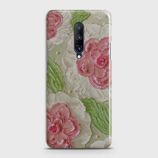 OnePlus 7 Pro  Cover - Floral Series - Design 13 - Green - Matte Finish - Snap On Hard Case with LifeTime Colors Guarantee