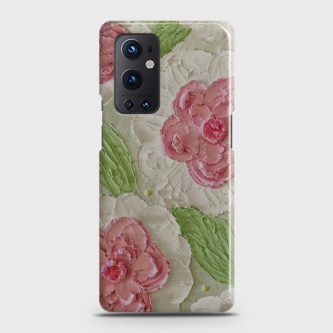 OnePlus 9 Pro  Cover - Floral Series - Design 13 - Green - Matte Finish - Snap On Hard Case with LifeTime Colors Guarantee