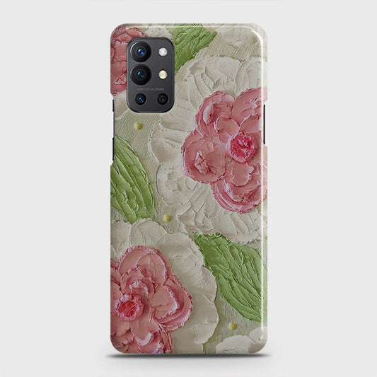 OnePlus 9R  Cover - Floral Series - Design 13 - Green - Matte Finish - Snap On Hard Case with LifeTime Colors Guarantee