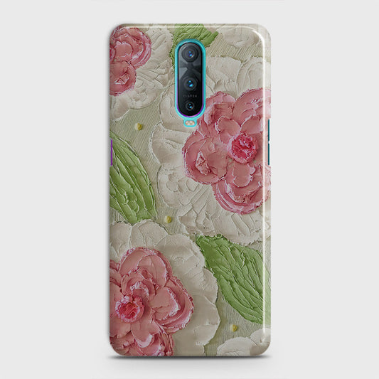 Oppo R17 Pro Cover - Floral Series - Design 13 - Green - Matte Finish - Snap On Hard Case with LifeTime Colors Guarantee