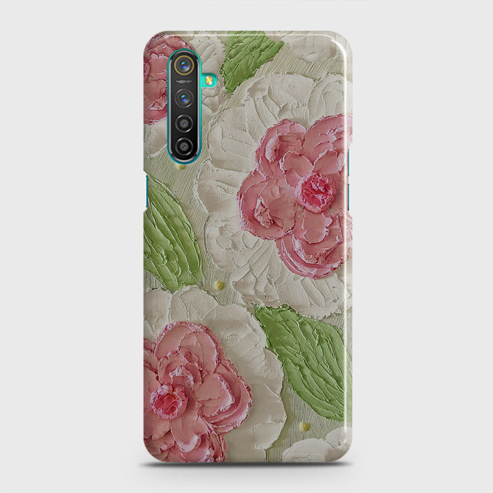 Realme 6s Cover - Floral Series - Design 13 - Green - Matte Finish - Snap On Hard Case with LifeTime Colors Guarantee